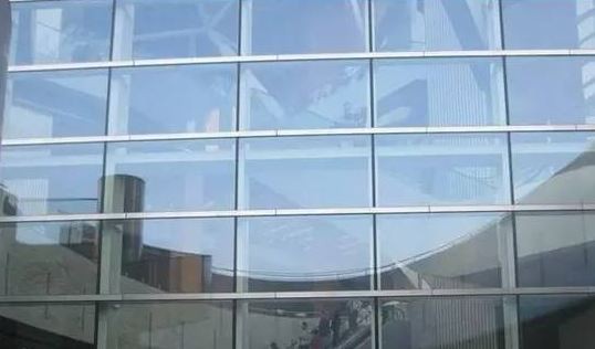 Semi-hidden frame glass curtain wall