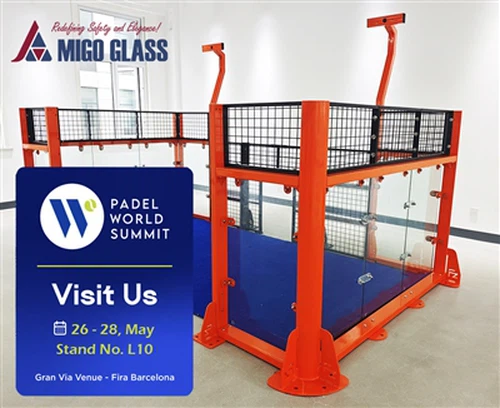 MIGO GLASS, Padel Dünya Zirvesi 2026'da-Hazır Padel Kort Çözümlerini Sergiley...