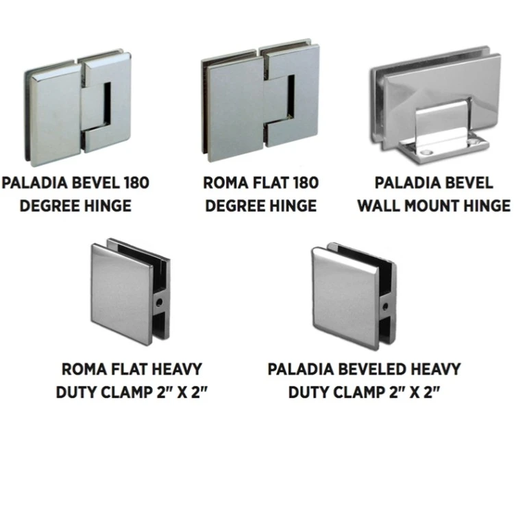 Shower Glass hardware