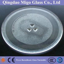 Borcam borosilikat mikrodalga fırın GlassTurntable plaka