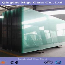 1830 * 2440mm net Float cam levha lamine