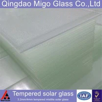 3.2mm Clear Textured Solar Thermal Glass